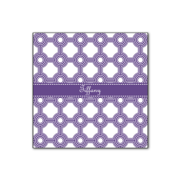 Custom Connected Circles Wood Print - 12x12 (Personalized)