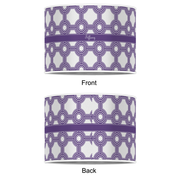 Connected Circles 16" Drum Lampshade - APPROVAL (Poly Film)