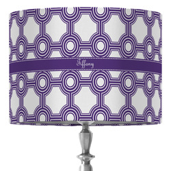 Connected Circles 16" Drum Lamp Shade - Fabric (Personalized)
