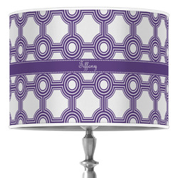Connected Circles 16" Drum Lamp Shade - Poly-film (Personalized)
