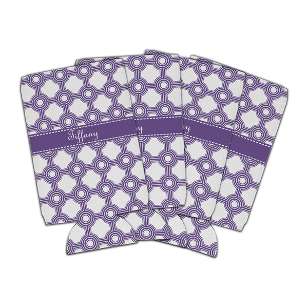 Custom Connected Circles Can Cooler (16 oz) - Set of 4 (Personalized)