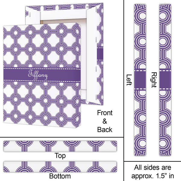 Connected Circles 16x20 - Canvas Print - Approval