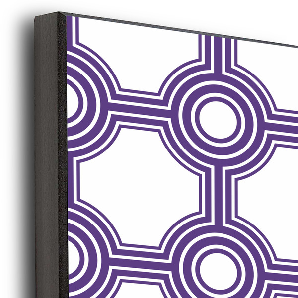 Connected Circles 16x20 Wood Print - Closeup