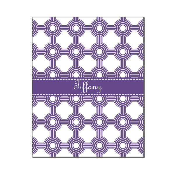 Custom Connected Circles Wood Print - 16x20 (Personalized)