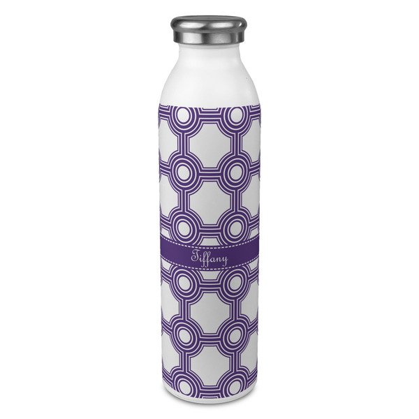 Custom Connected Circles 20oz Stainless Steel Water Bottle - Full Print (Personalized)