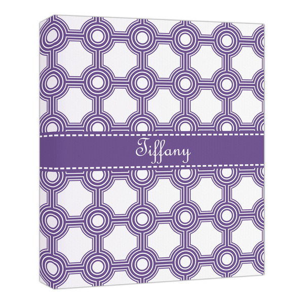 Custom Connected Circles Canvas Print - 20x24 (Personalized)