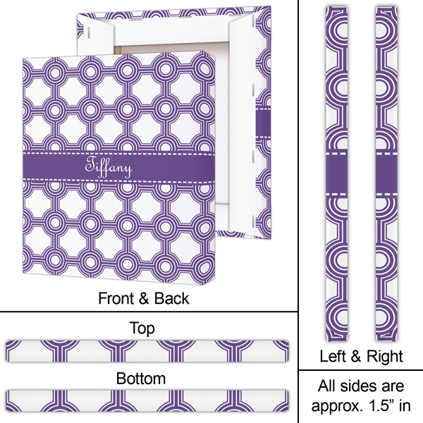 Connected Circles 20x24 - Canvas Print - Approval