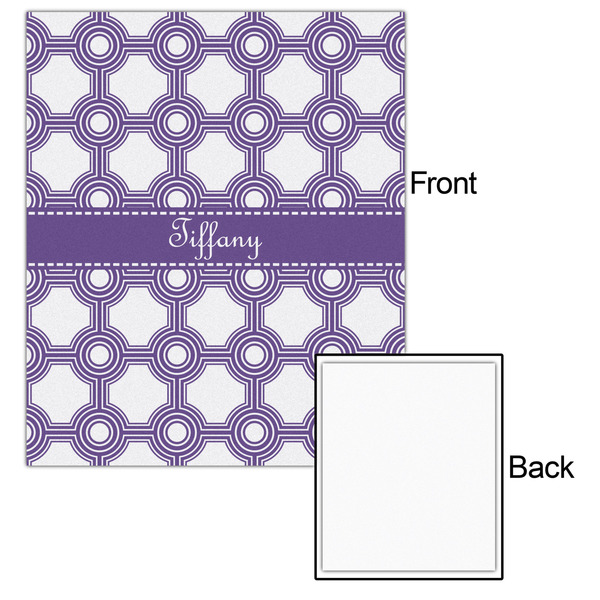 Connected Circles 20x24 - Matte Poster - Front & Back