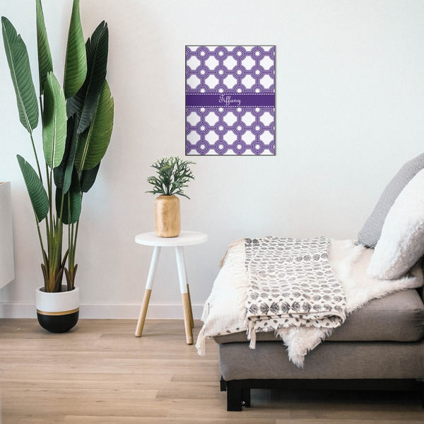 Connected Circles 20x24 Wood Print - In Context