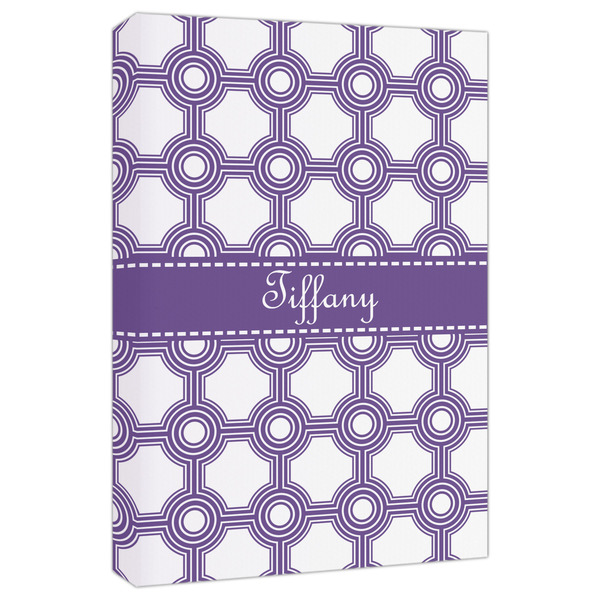 Custom Connected Circles Canvas Print - 20x30 (Personalized)