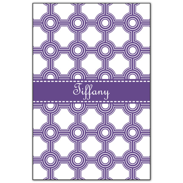 Custom Connected Circles Wood Print - 20x30 (Personalized)