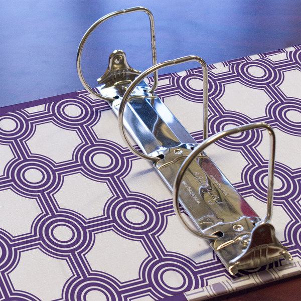 Connected Circles 3 Ring Binders - Full Wrap - 3" - DETAIL