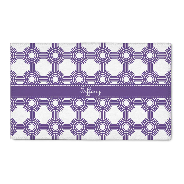 Custom Connected Circles 3' x 5' Patio Rug (Personalized)