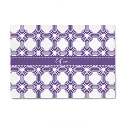 Connected Circles 4' x 6' Indoor Area Rug (Personalized)