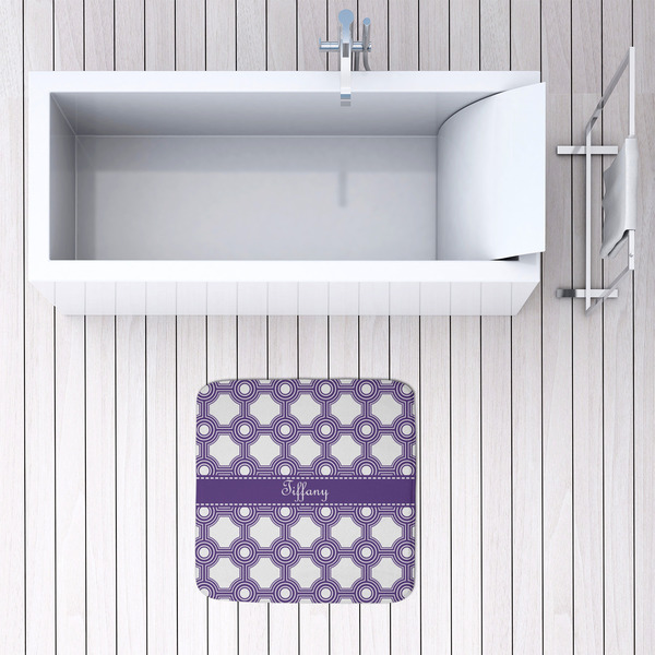 Connected Circles 48x48 Foam Memory Mat - LIFESTYLE