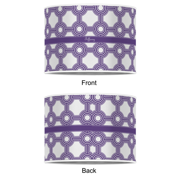 Connected Circles 8" Drum Lampshade - APPROVAL (Poly Film)