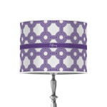 Connected Circles 8" Drum Lamp Shade - Poly-film (Personalized)