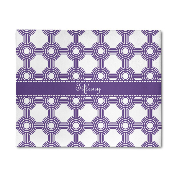 Custom Connected Circles 8' x 10' Indoor Area Rug (Personalized)