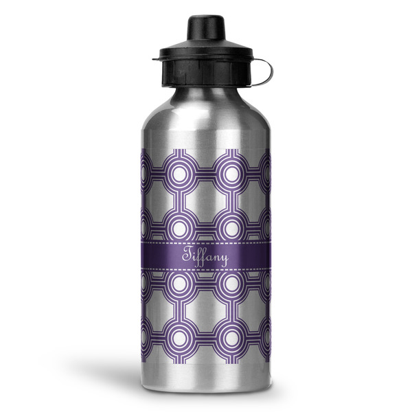 Custom Connected Circles Water Bottle - Aluminum - 20 oz (Personalized)