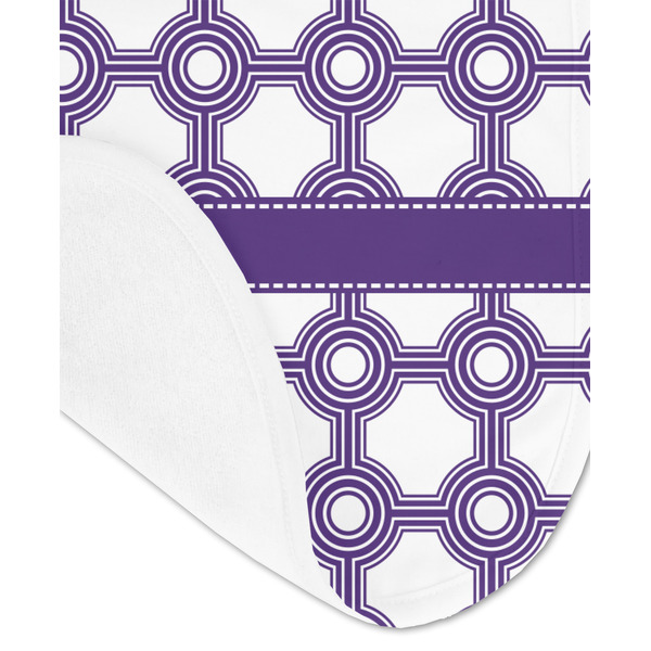 Connected Circles Baby Bib - AFT detail