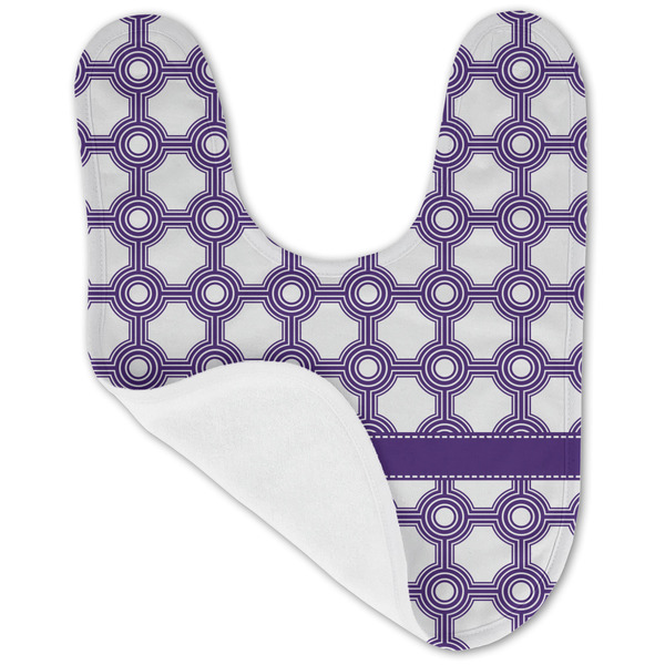 Connected Circles Baby Bib - AFT folded