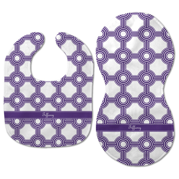 Connected Circles Baby Bib & Burp Set - Approval (new bib & burp)