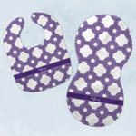 Connected Circles Baby Bib & Burp Set w/ Name or Text