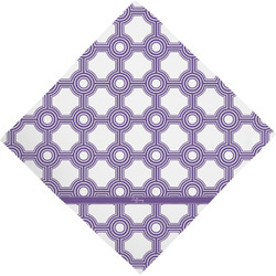 Connected Circles Dog Bandana Scarf w/ Name or Text