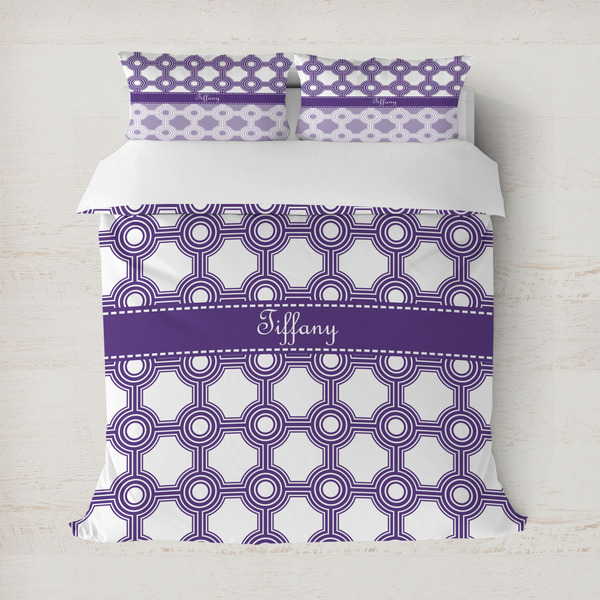 Custom Connected Circles Duvet Cover (Personalized)