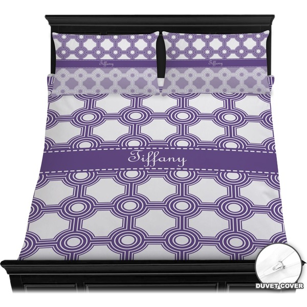 Connected Circles Bedding Set (Queen) - Duvet