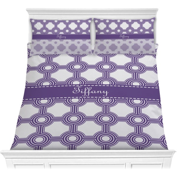 Custom Connected Circles Comforter Set - Full / Queen (Personalized)