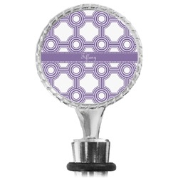 Connected Circles Wine Bottle Stopper (Personalized)