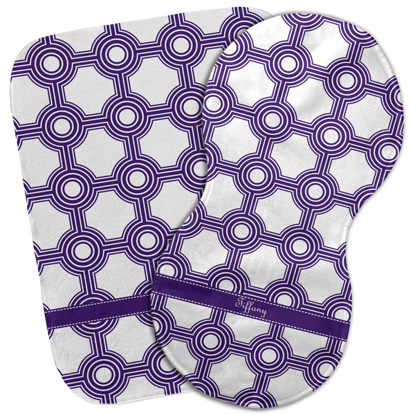 Custom Connected Circles Burp Cloth (Personalized)