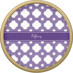 Connected Circles Cabinet Knob - Gold (Personalized)