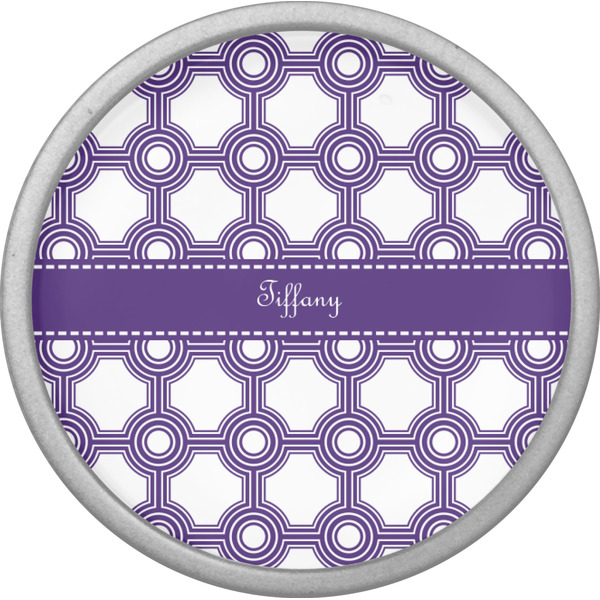 Connected Circles Cabinet Knob - Nickel - Front