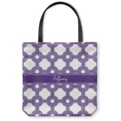 Connected Circles Canvas Tote Bag - Large - 18"x18" (Personalized)