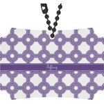 Connected Circles Rear View Mirror Ornament (Personalized)