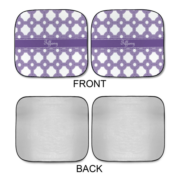 Connected Circles Car Sun Shades - APPROVAL