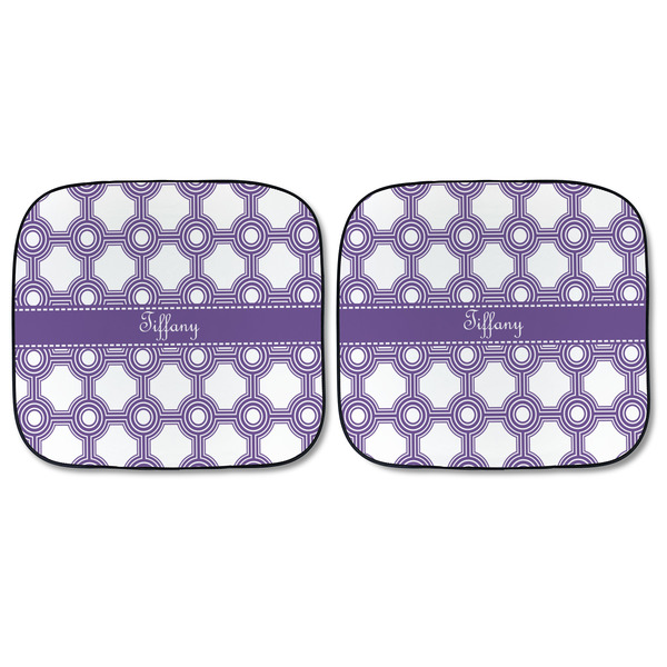 Connected Circles Car Sun Shades - FRONT