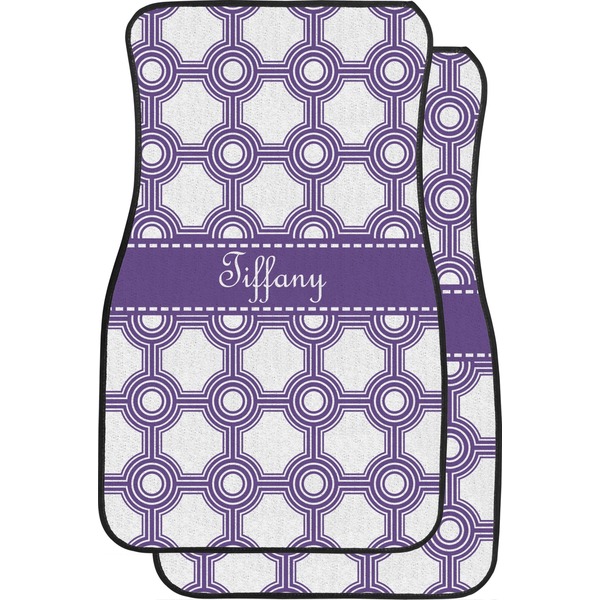 Custom Connected Circles Car Floor Mats (Personalized)