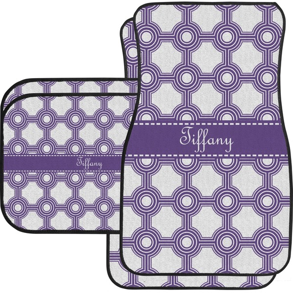 Connected Circles Custom Car Floor Mats Set (2Front & 2Back)