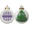 Connected Circles Ceramic Christmas Ornament - X-Mas Tree (APPROVAL)