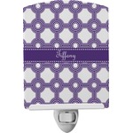 Connected Circles Ceramic Night Light (Personalized)