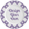 Connected Circles Ceramic Dinner Plates (Set of 4) (Personalized)