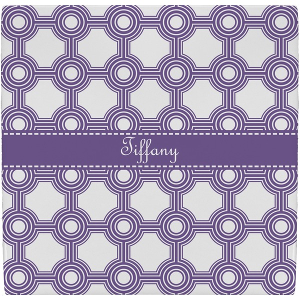 Custom Connected Circles Ceramic Tile Hot Pad (Personalized)