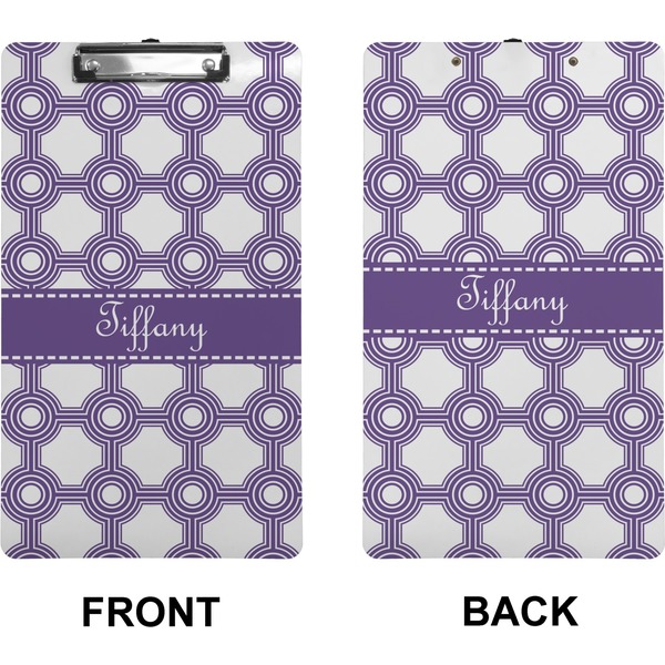 Connected Circles Clipboard (Legal) (Front + Back)