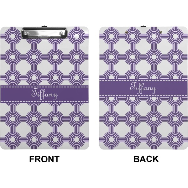 Connected Circles Clipboard (Letter) (Front + Back)