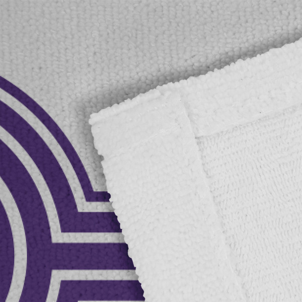 Connected Circles Close up of Fabric