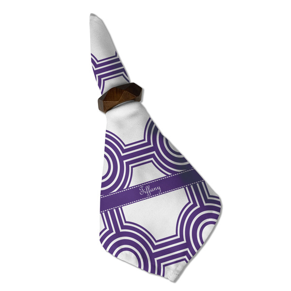 Connected Circles Cloth Napkins - Personalized Dinner (Folded in Ring) (MAIN)