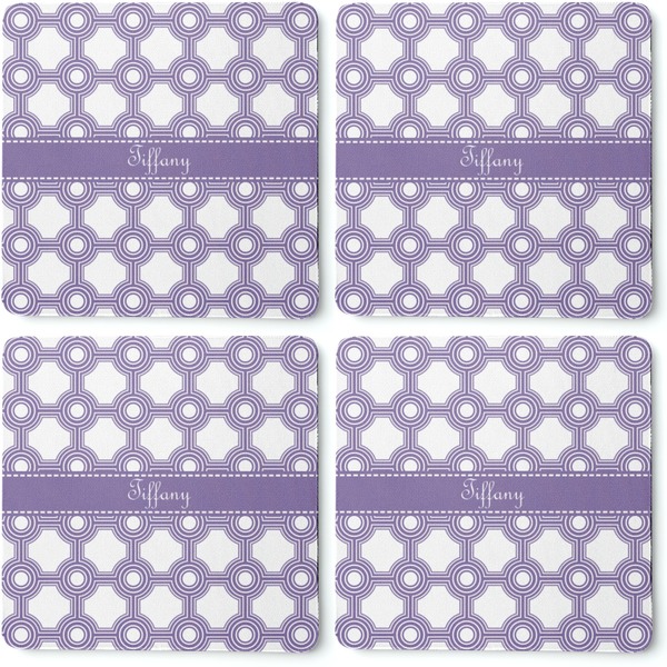 Connected Circles Coaster Rubber Back - Apvl